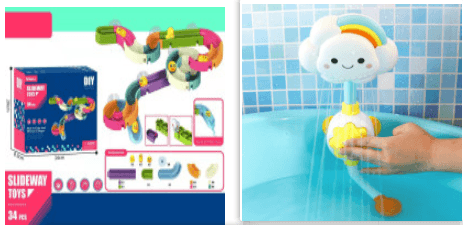 Baby Bath Duck Slide Toy