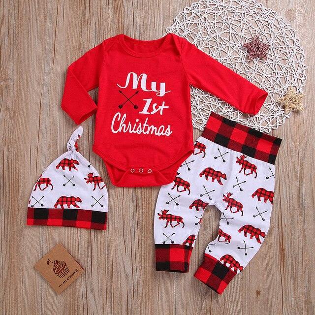 baby first christmas dress Baby Girl Christmas Outfit Reindeer Pattern, Personalized Christmas Dress Baby Girl Gift, Holiday Dress, Christmas Gift, My First Christmas