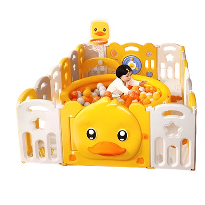 Baby Play Pen With Basketball Hoop