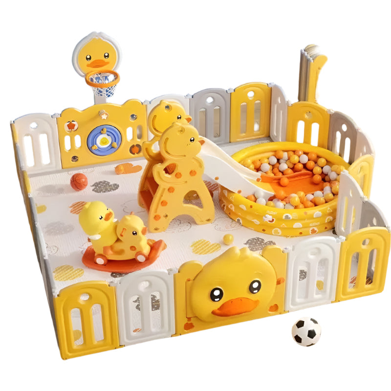 Baby Play Pen With Basketball Hoop