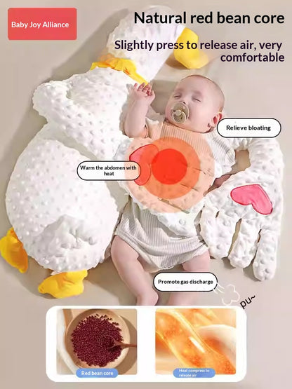 3-in-1 white goose baby soothing pillow for newborn sleep training