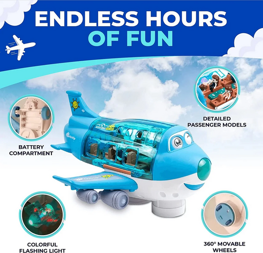 Baby Airplane Toy Musical Toy with Light