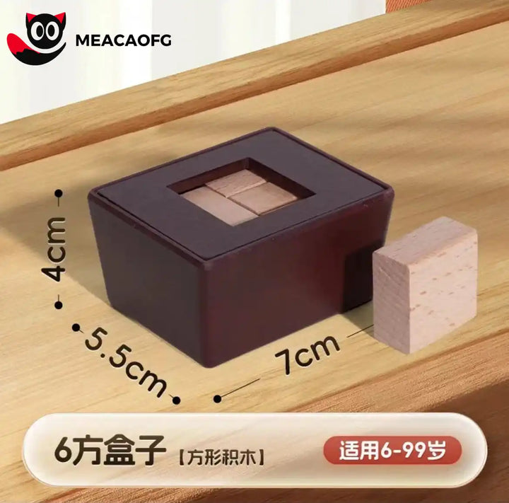 MEACAOFG 6 Round Boxes  for kids puzzle games