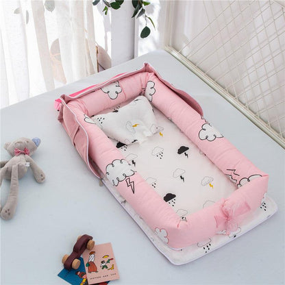 Cotton Portable Baby Crib Newborn