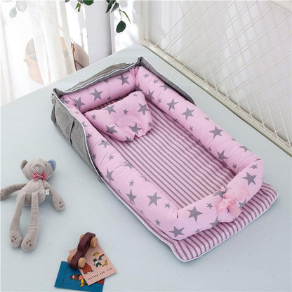 Cotton Portable Baby Crib Newborn