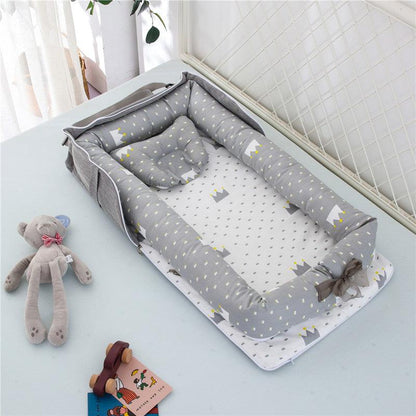 Cotton Portable Baby Crib Newborn