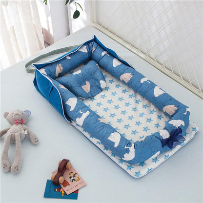 Cotton Portable Baby Crib Newborn