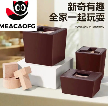 MEACAOFG 6 Round Boxes  for kids puzzle games