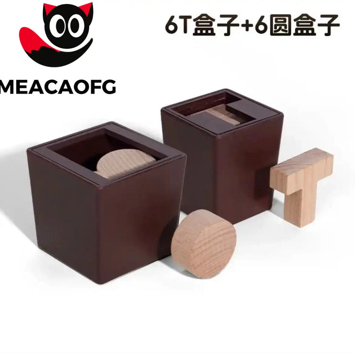 MEACAOFG 6 Round Boxes  for kids puzzle games