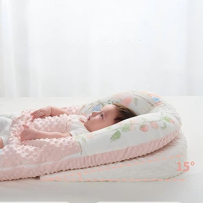 Newborn sleep pod with 15 degree gentle incline to prevent reflux