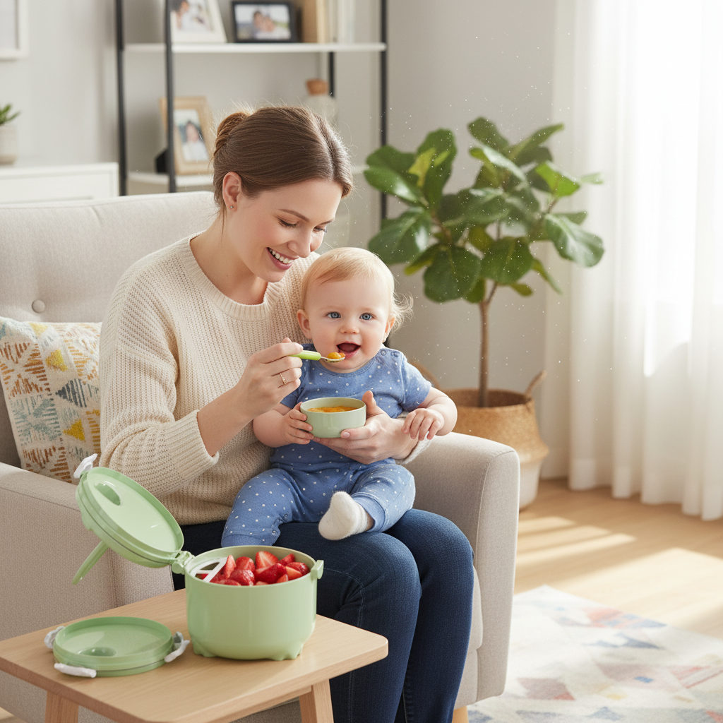 Baby Formula Storage Container with Double Seal
