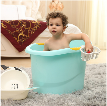 Children's Bath Bucket | Can Sit Thick Baby Bathtub