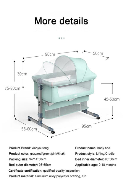 Foldable Rocking Baby Crib