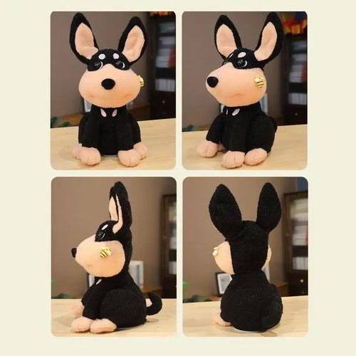 Cute Plushy Dog with Bee