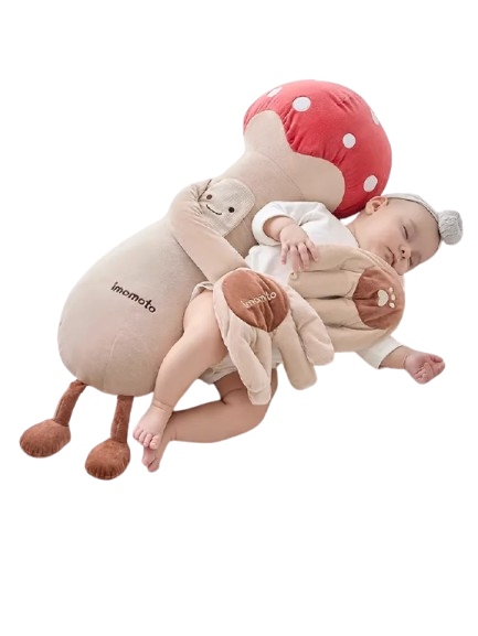 MEACAOFG™ Baby Banana Teether - Safe Silicone Teething Toy for Infants 0-12 Months Mushroom