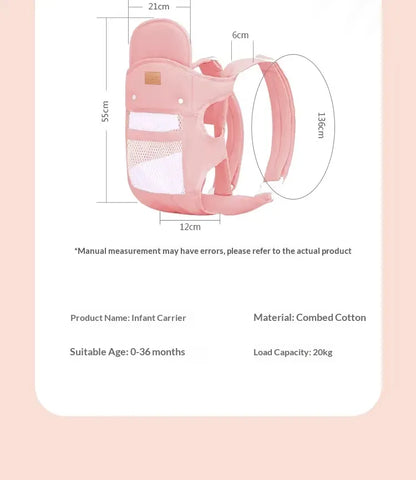Ergonomic Baby Carrier - Comfortable & Safe Infant Carrier for Newborns & Toddlers