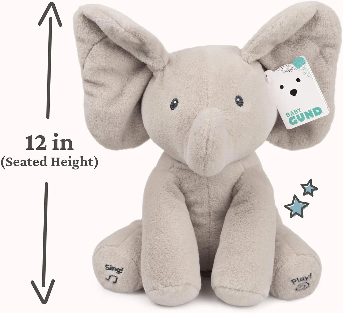 Interactive Baby Elephant Musical Toy - Educational Plush Toy for Infants & Toddlers