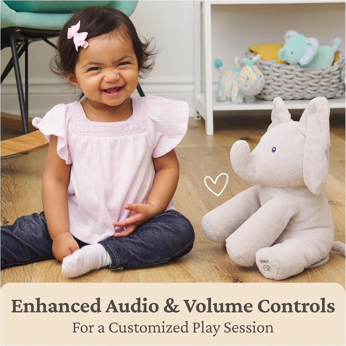 Interactive Baby Elephant Musical Toy - Educational Plush Toy for Infants & Toddlers