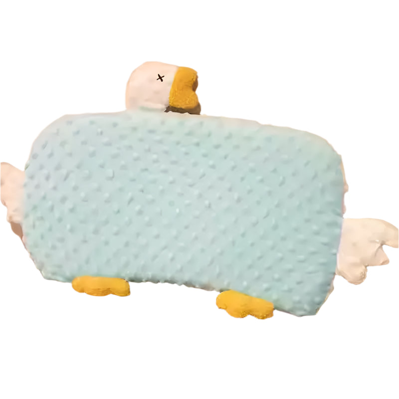 Collection of cute animal-themed infant summer head support pillows