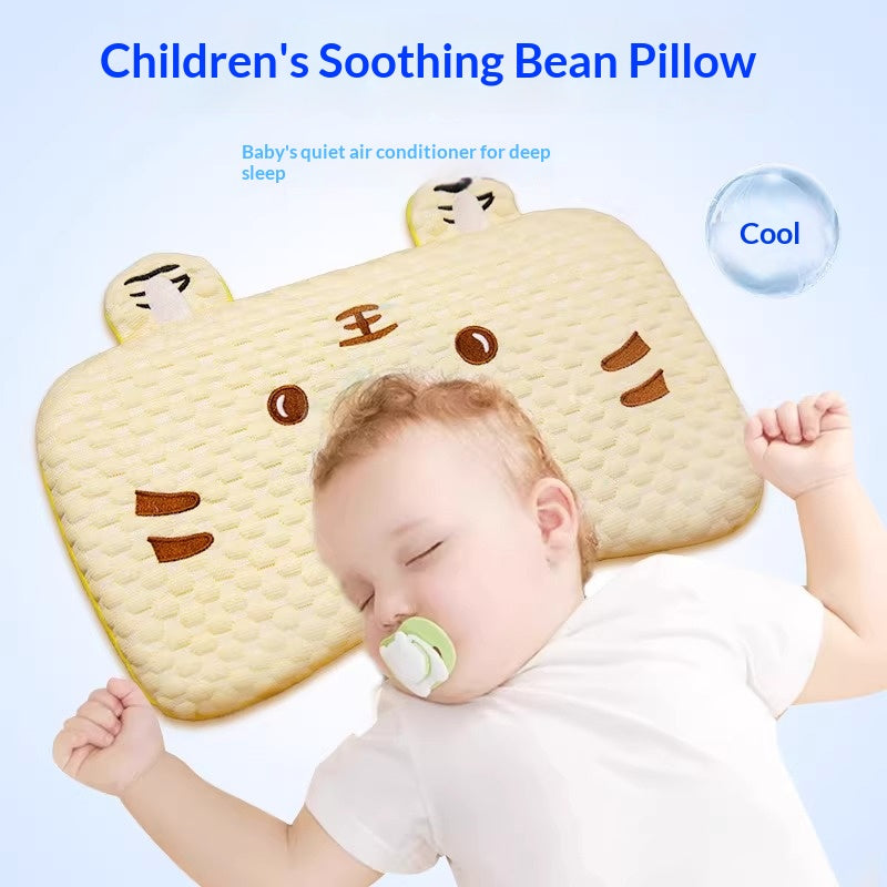 Collection of cute animal-themed infant summer head support pillows