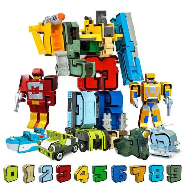 MEACAOFG Digital Transformer Robot Toys Kids Toys Family Toys