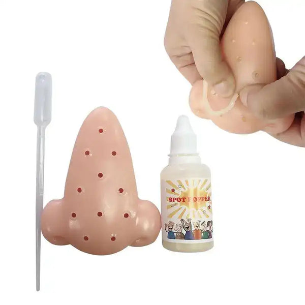 MEACAOFG New Nose Pimple Popping Popper Anti Stress Funny Remover Stop Squeeze Acne Anti Stress Novelty Toy For Kid