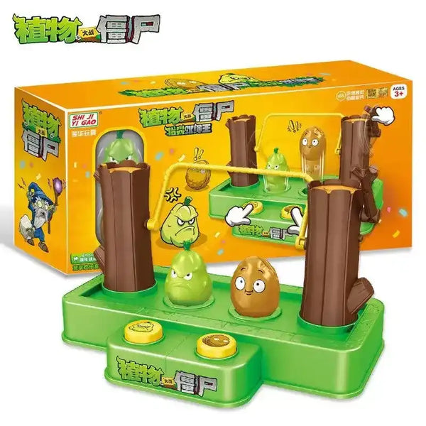 MEACAOFG Plants Vs. Zombies Fingertip Press Jump Rope Plant Squash Tall-nut Toys Parent-child Interactive Toys for Boys and Girls Gifts