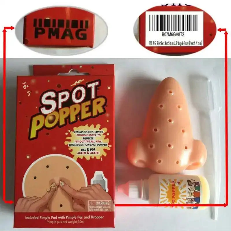 MEACAOFG New Nose Pimple Popping Popper Anti Stress Funny Remover Stop Squeeze Acne Anti Stress Novelty Toy For Kid