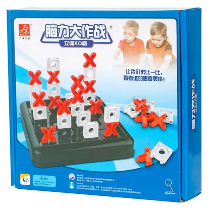 MEACAOFG Cubic XO Chess Brain Battle Enhance children's brain power thinking, logic and reasoning ability.