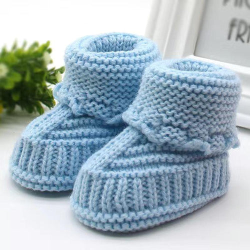 Knitted Wool Soft Shoes 11cm