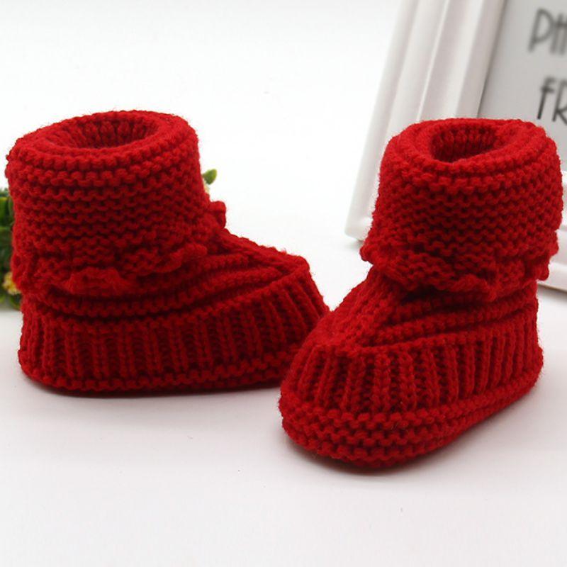 Knitted Wool Soft Shoes 11cm