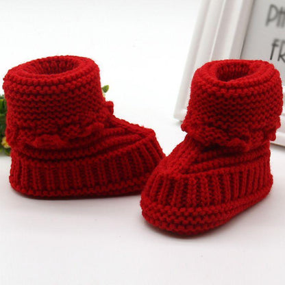 Knitted Wool Soft Shoes 11cm