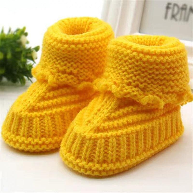 Knitted Wool Soft Shoes 11cm