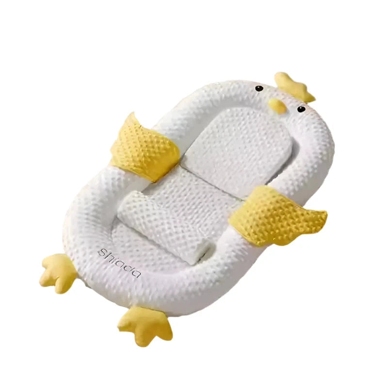MEACAOFG Yellow Duck Baby Anti-Startle Bouncer Bed with Ergonomic Support