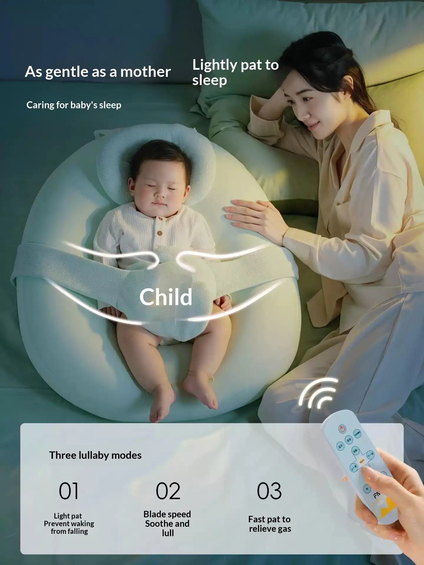 Newborn sleep nest with anti reflux incline for baby safety