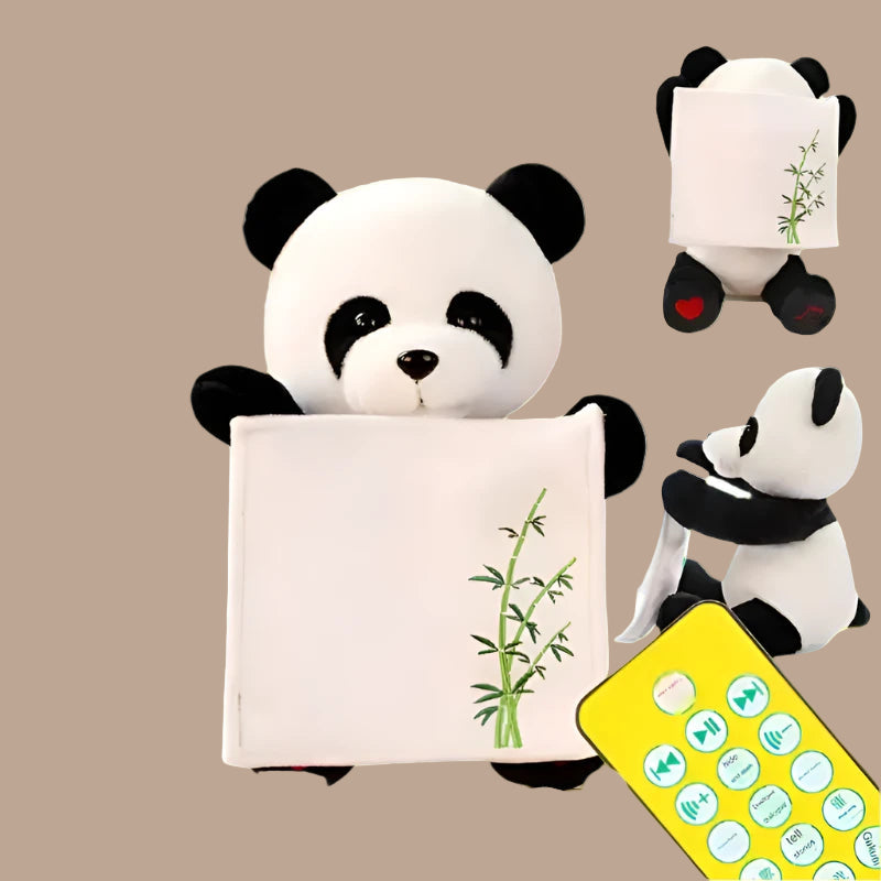 MEACAOFG Interactive Peek-a-Boo panda Playing Hide and Seek for Infants