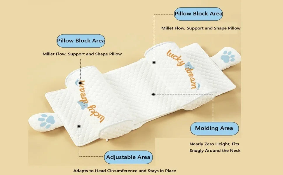 Breathable Organic Cotton Infant Sleep Positioner for Newborns 0-12 Months