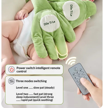 Breathable fabric detail of MEACAOFG Scallion soothing companion toy for newborns