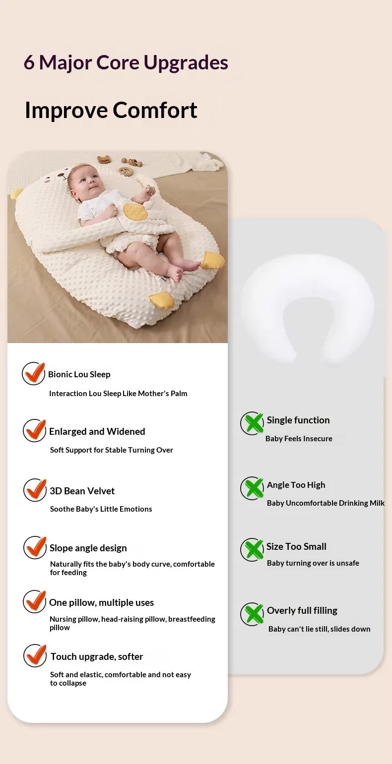 Medium baby cot featuring breathable 3D memory foam core