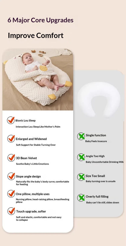 Medium baby cot featuring breathable 3D memory foam core