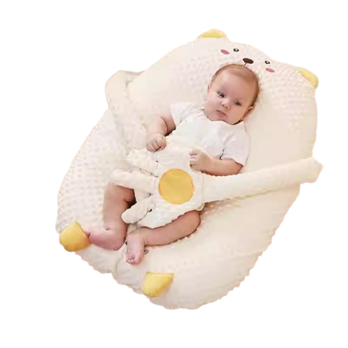 Medium baby lounger providing ergonomic side sleeping support