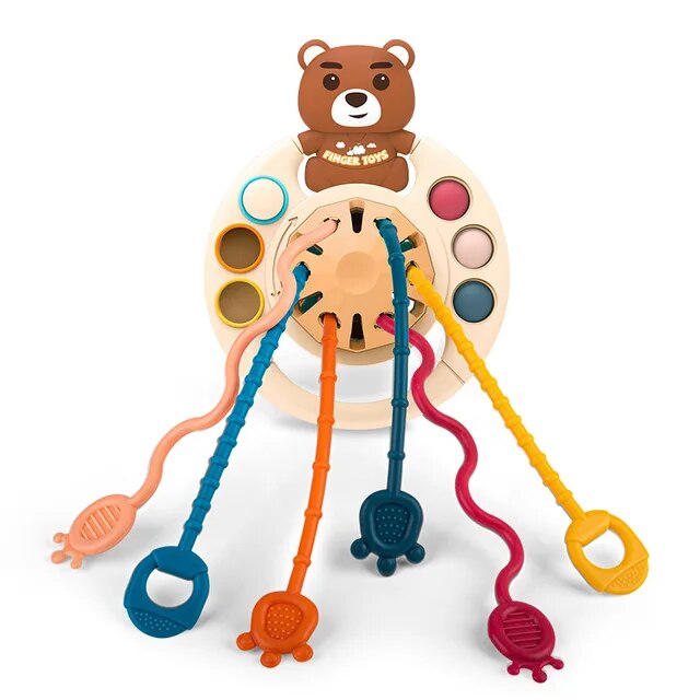 Little Bear Montessori Pull Toy