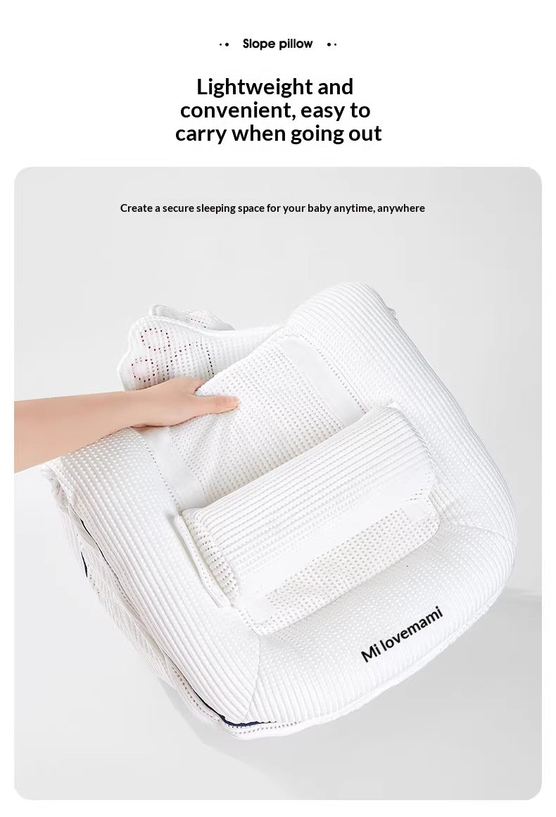 Safe convertible infant bed with non-toxic finish in a modern nursery setting