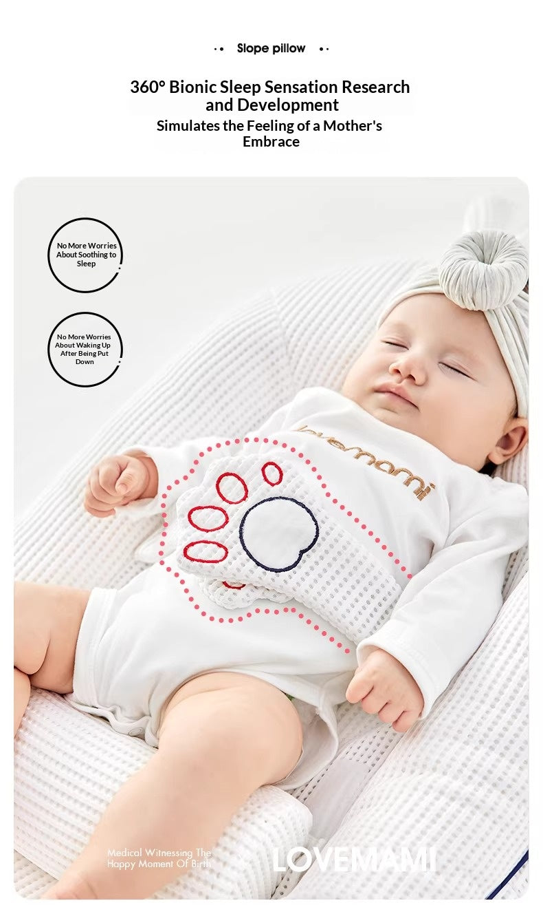 Safe convertible infant bed with non-toxic finish in a modern nursery setting