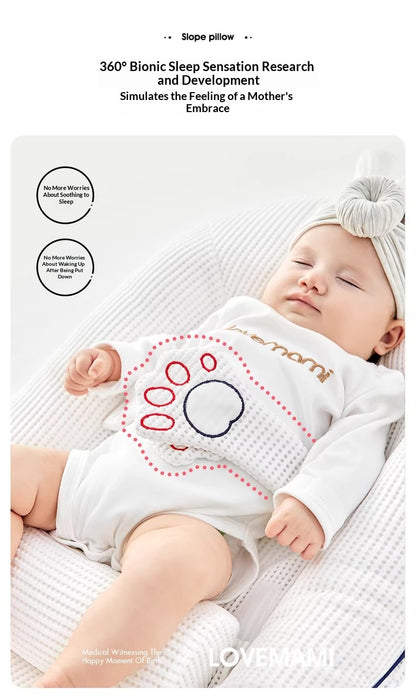 Safe convertible infant bed with non-toxic finish in a modern nursery setting