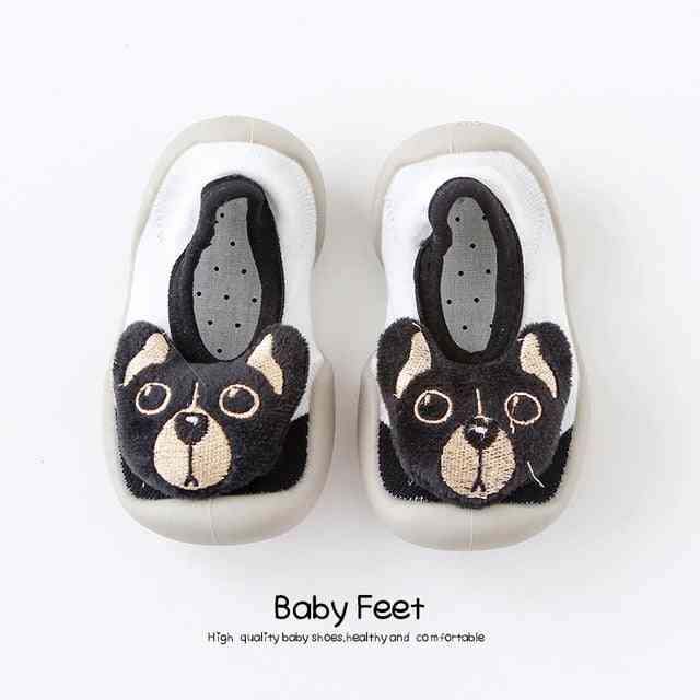 Baby Doll Sock Shoes - Pug Dog