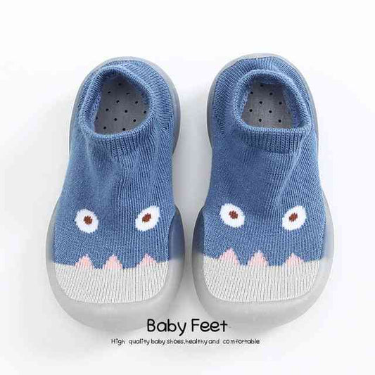 Monster Baby Sock Shoes - Ocean Blue