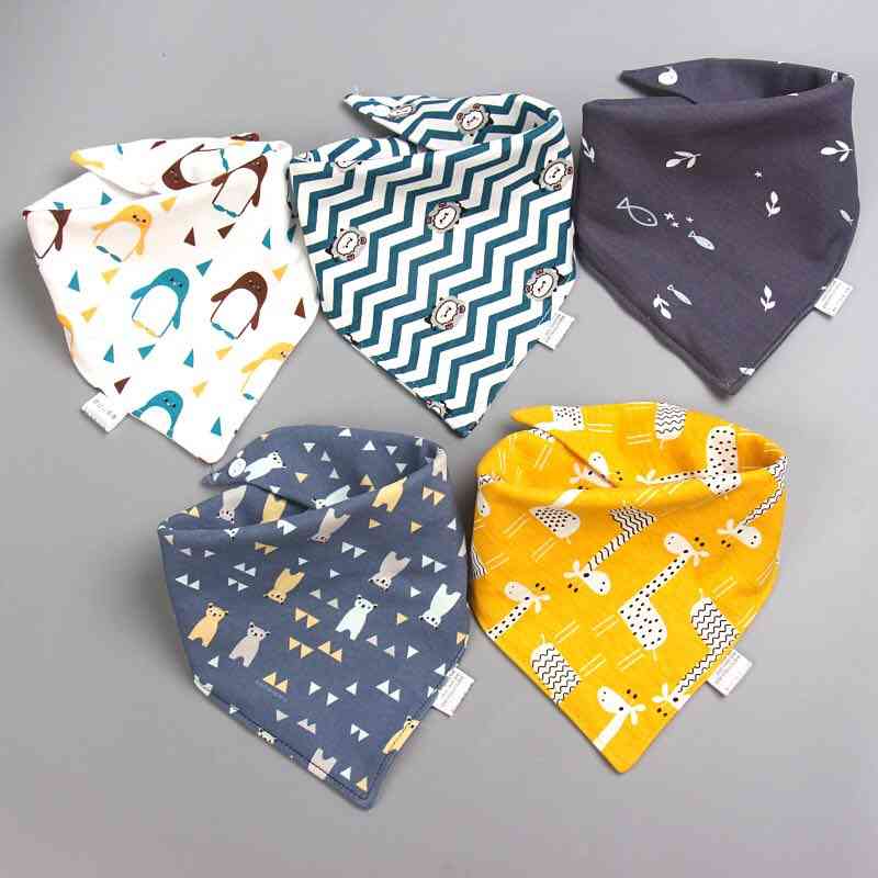 Baby Bandanna Bibs - 5 Pack