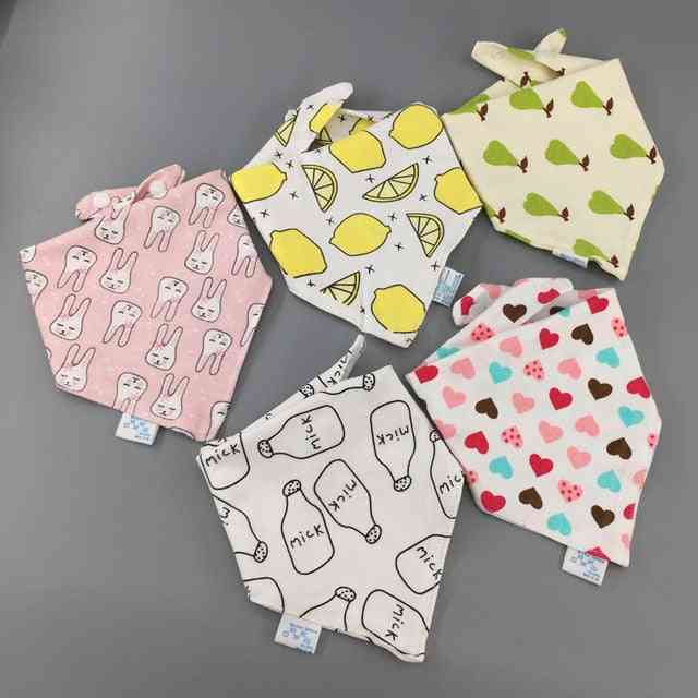 Baby Bandanna Bibs - 5 Pack