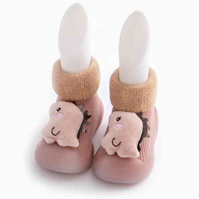 Winter Sock Shoes - Red Dino
